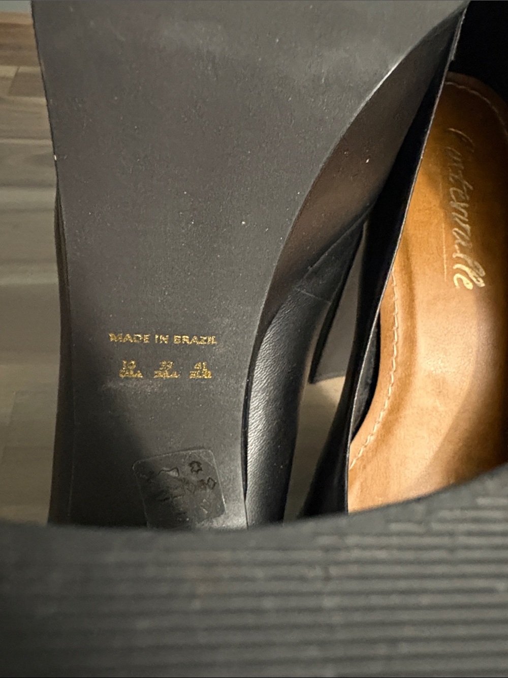 L'INTERVALLE Black Platform Block Heel Pumps - Picture 8 of 8
